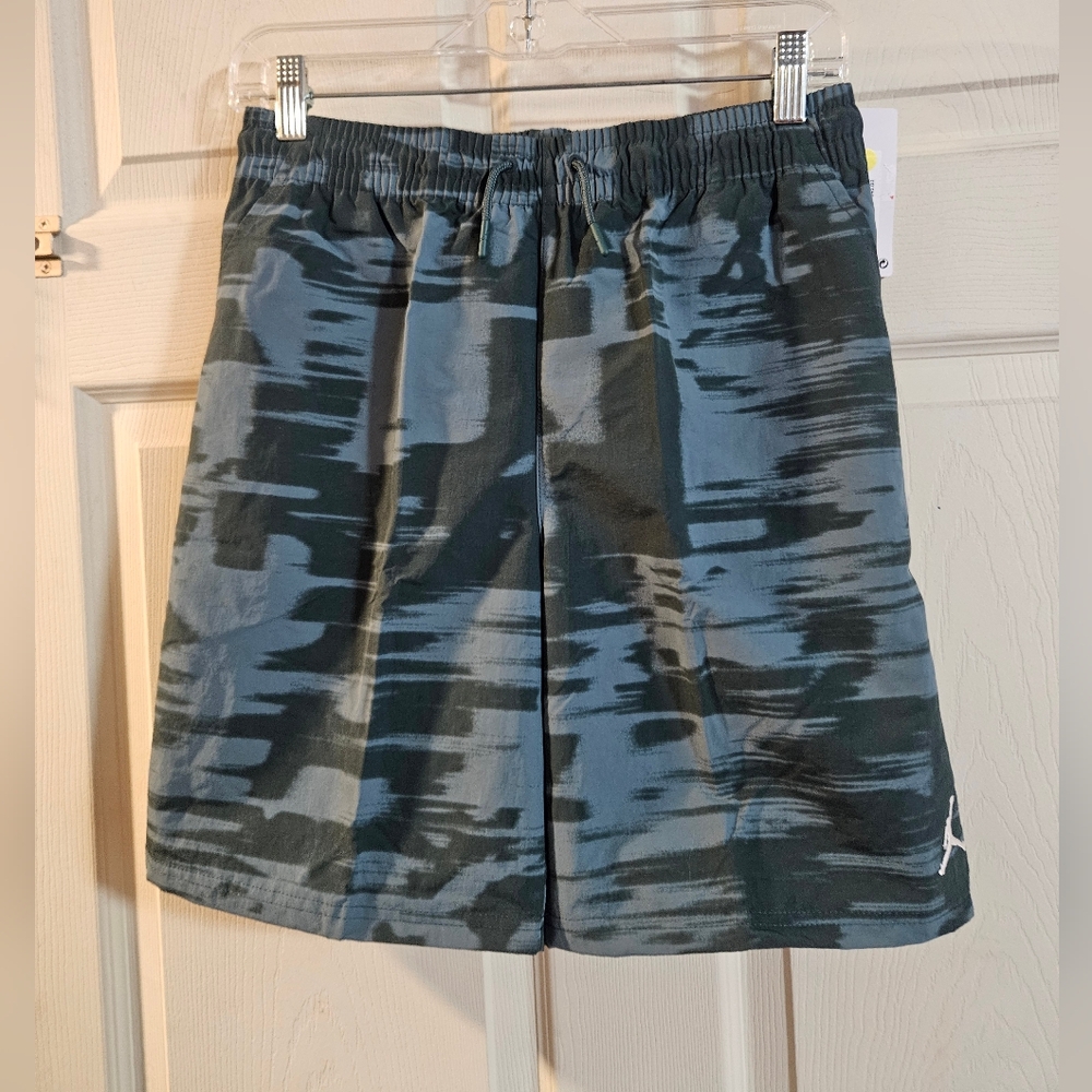 Jordan Boys’ Flight MVP Printed Woven Shorts: GREEN: NEW WITH TAGS: SIZE L